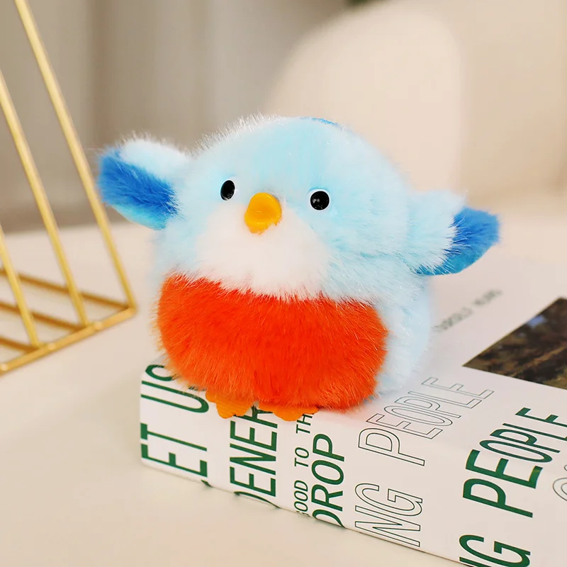Brinquedo de Pelúcia Fofo de Desenho Animado Simulação Anime Nine nine MDUG (azul, 11cm)