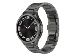 Pulseira De Relógio Em Aço Inoxidável Com Conexão Curva De Círculo Duplo