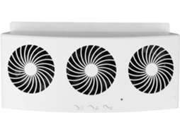 Ventilador De Exaustão Para Carro Alimentado Por Usb, 4000rpm, 3 Ventiladores, Forte Sucção, Baixo Ruído, 2 Configurações