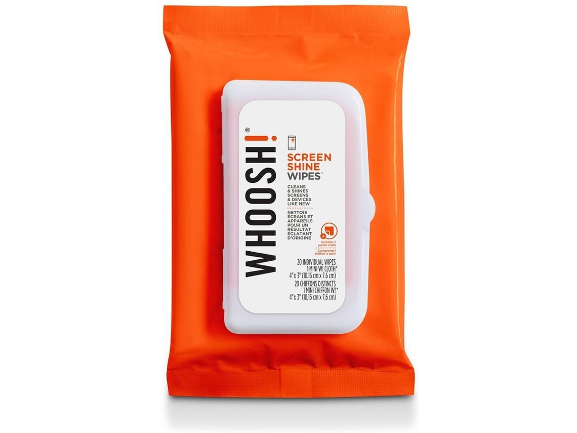 Toalhetes de Limpeza WHOOSH! Wipes (20 unidades)