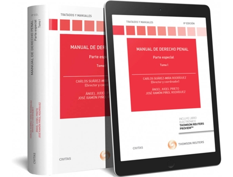 Livro Manual De Derecho Penal. Tomo I. Parte General (Papel + E-Book) de Carlos Suárez-Mira Rodríguez (Espanhol)
