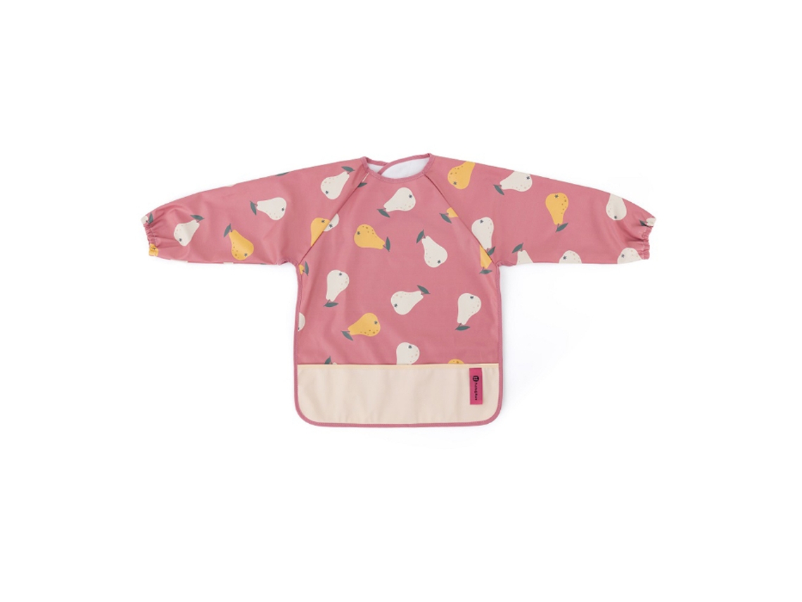 Babete Manga Comprida PETITE&MARS Ben Pink Pears