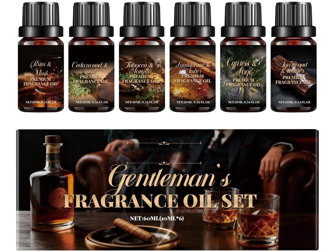 Óleo Perfumado, 6 Unidades, Refil Para Ambientador De Longa Duração |
