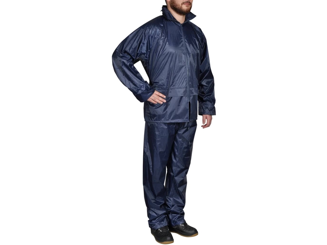 Terno De Chuva Azul Xl