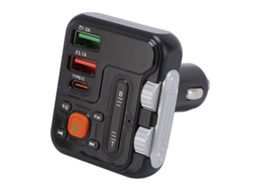 Adaptador Carro Bt 12-24v Carregador Usb C