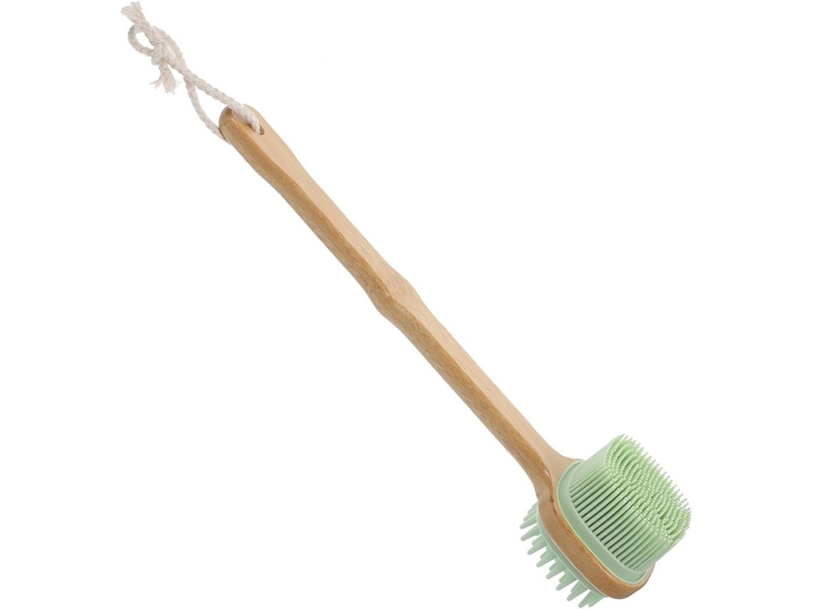 Escova De Silicone Para As Costas Com Cabo Longo, Escova Esfoliante Corporal Para Uso No Banho