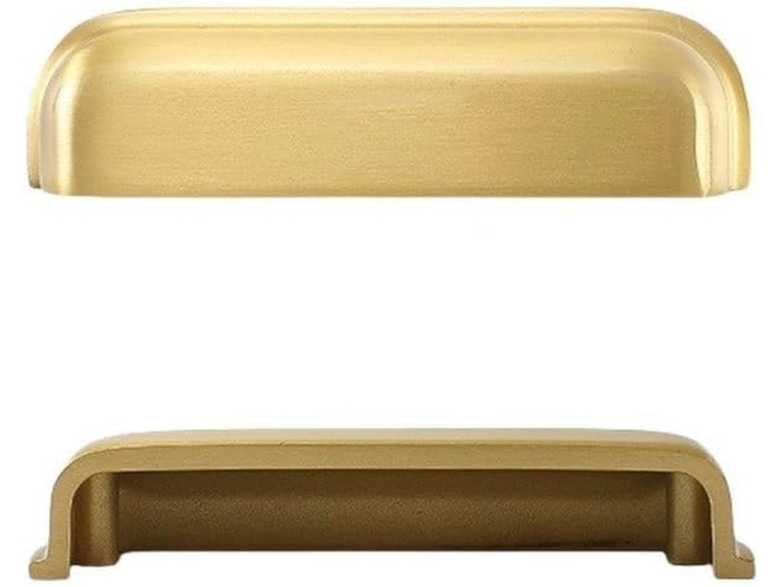 Puxador De Porta Em Latão 96. Puxador De Armário Simples E Moderno Em Formato De...