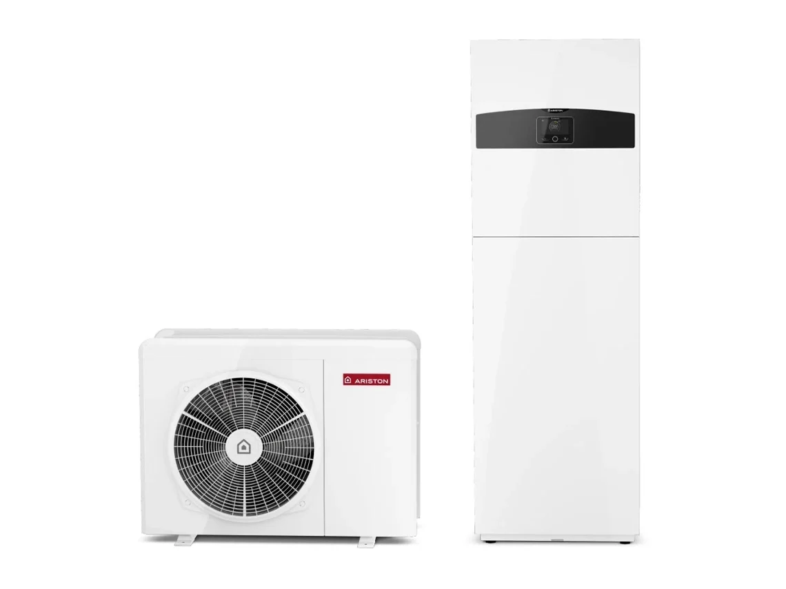 Bomba de Calor Conectada Aire / Agua Monobloque Nimbus Compact M Con Radiador Eléctrico Ariston 3.5 Kw Monofásico
