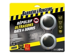 Repelente ultrassônico para roedores, ratos e roedores (pacote com 2)
