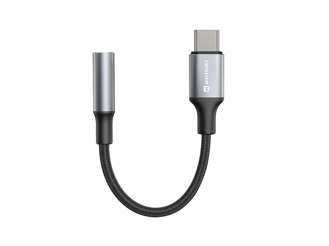 CABO SWISSTEN TEXTILE USB-C MINI-JACK PR