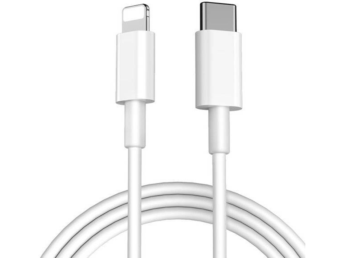 Cabo De Carregamento Para Apple Iphone 11 (tipo C - 1 Metro - 20w - Branco)
