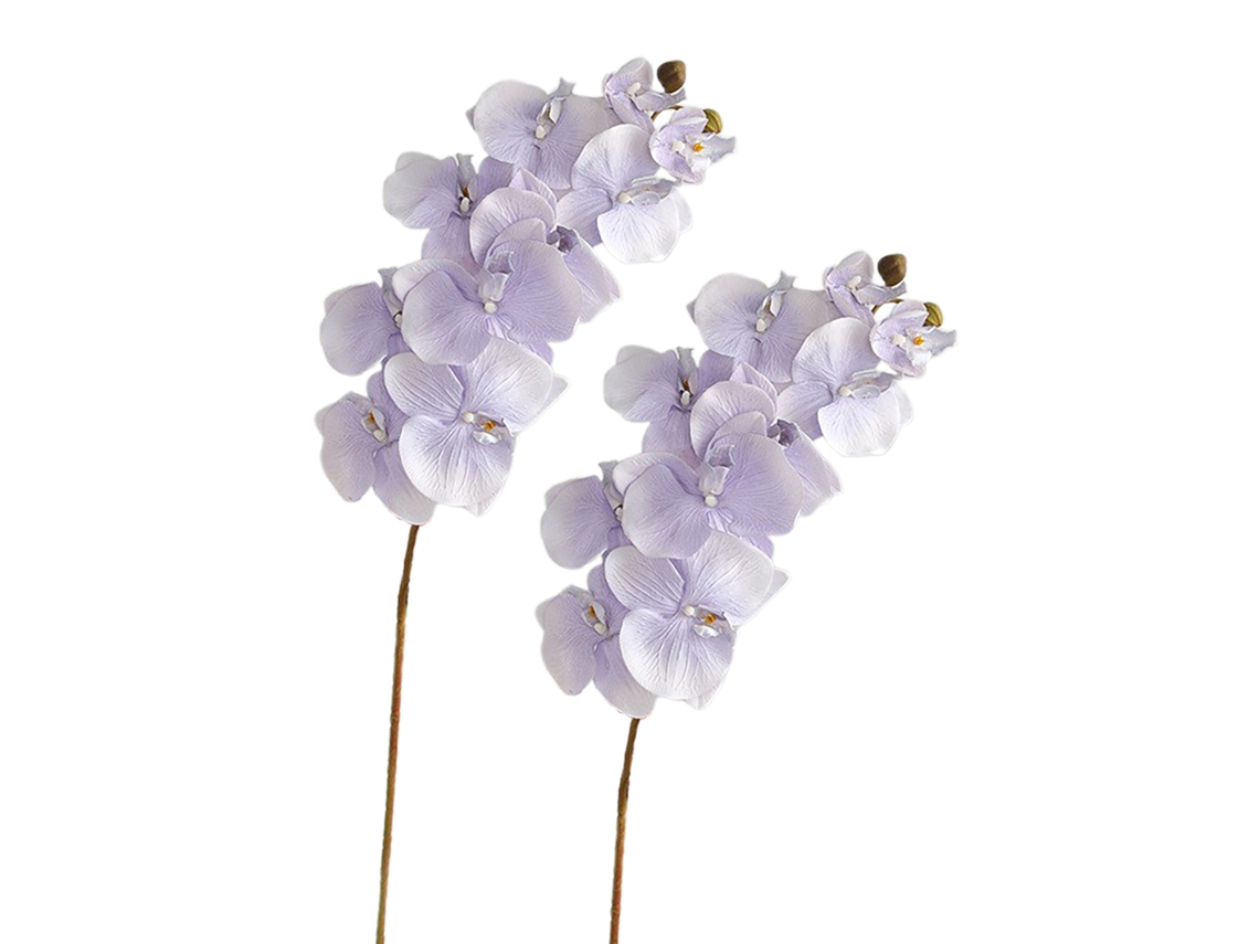 Laxiscreed Conjunto De 2 Flores Artificiais Lilás Para Decoração De Interior