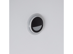 Baliza Led De 3 W Encastrável Em Alumínio Parede Circular Preta Occulare 2700k Branco Quente