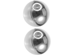 Conjunto de 2 Peças de Vidro Modernas e Elegantes com Design Uniforme para Sala de Estar. SFUSHOS