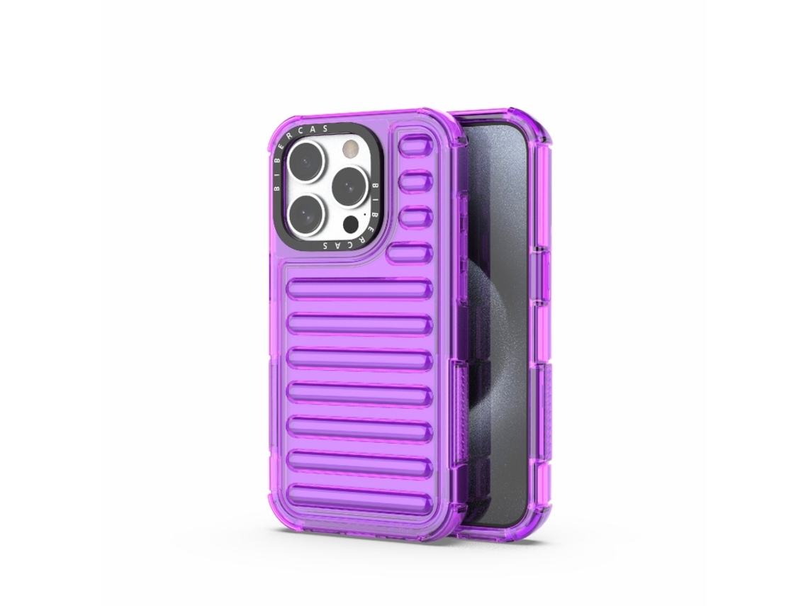 Capa Híbrida Pc Tpu De Alta Transparência Para Iphone 15 Pro - Airbag