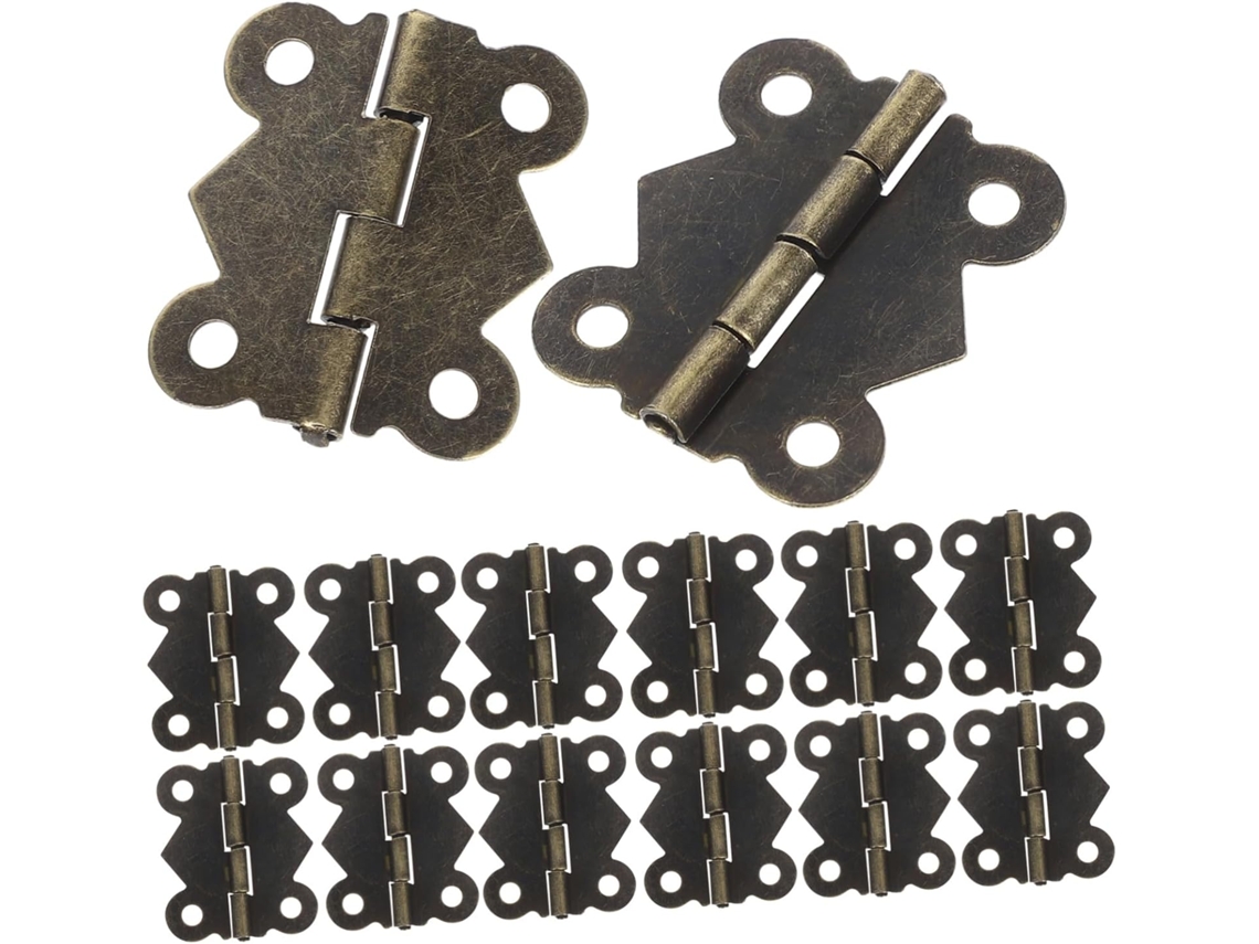 24 Mini Estilo Antigo Com Parafusos Para Armários De Madeira Pequenos.