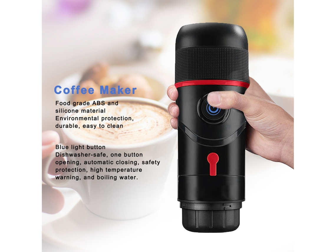 Cafeteira Portátil Laxiscreed Para Carro Com Cápsulas Aquecíveis E Função Elétrica