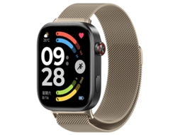 Bracelete para Xiaomi Band 9 Pro / 8 Pro Milan Magnética Malha de Aço Starlight XIAOMOYU
