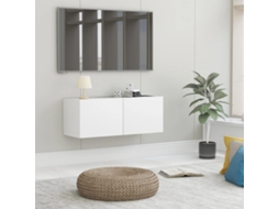 Mã³vel De Tv 80x30x30 Cm Derivados De Madeira Branco DKD HOME DECOR