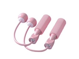 Omni-2026corda De Pulo Sem Fio Com Cabo Pesado E Grip De Espuma Leve Para Treinamento Fitness Rosa
