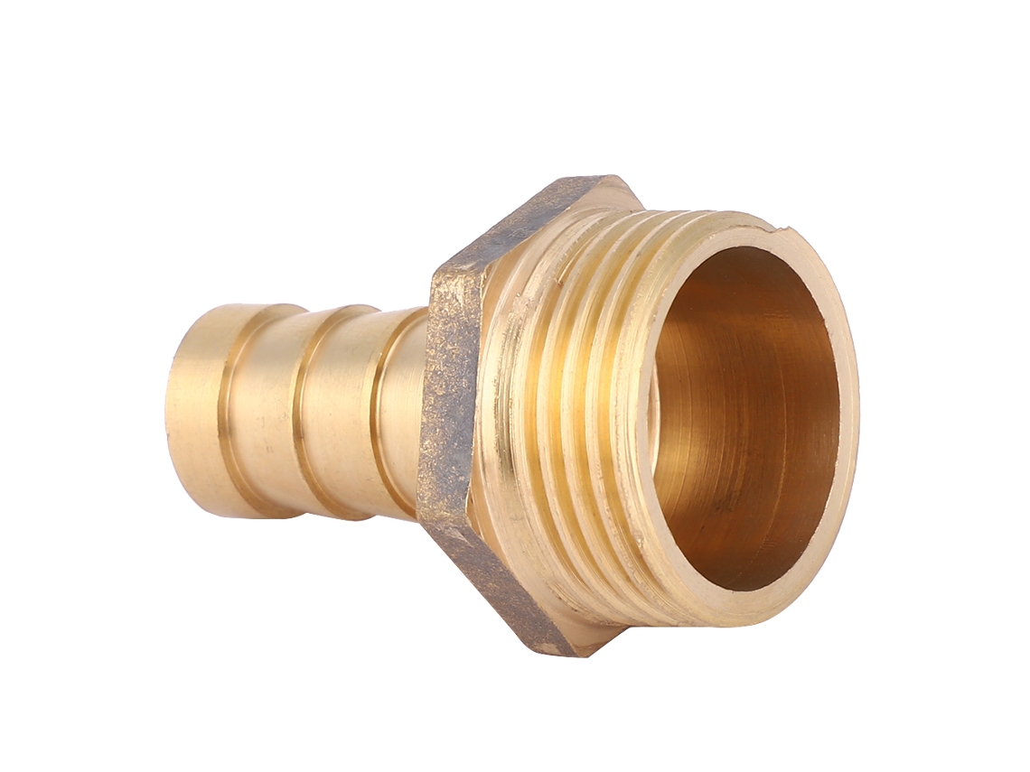 Conector De Mangueira Bronze G3/4 Com Rosca Macho 14mm