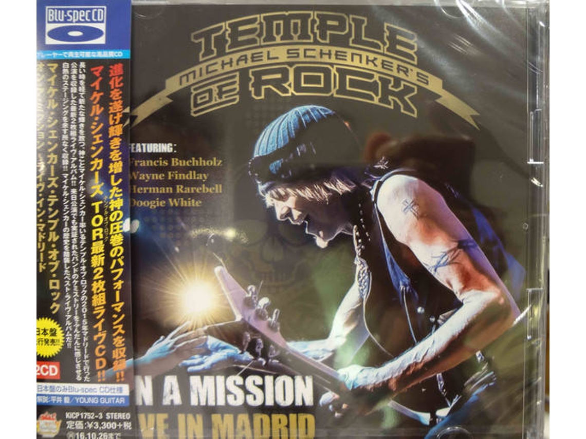 CD Michael Schenker's Temple Of Rock - On A Mission - On A Mission - Live In Madrid (2CDs)