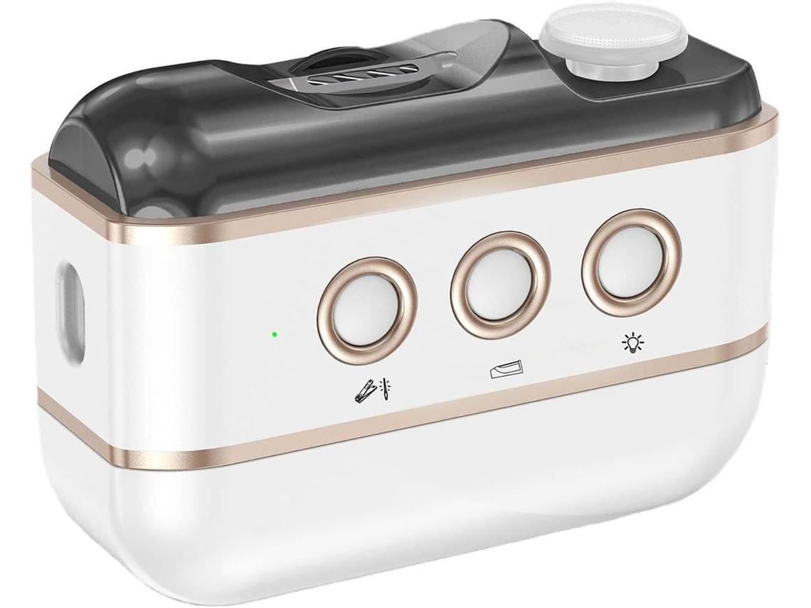 Lixa SFUSHOS automática silenciosa para unhas, elétrica