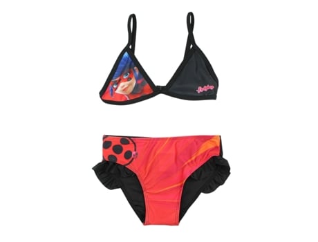 Camisola de Criança MIRACULOUS AS AVENTURAS DE LADYBUG Elastano Vermelho (XS)