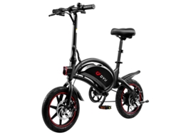 Bicicleta Elétrica DYU D3f - 36v 10ah 250w - Autonomia de 50km - Dobrável - Ideal para Deslocações Urbanas - Design Ultraleve