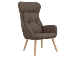 Relaxing Chair, Relaxing Chairs Vidaxl Cinzento-acastanhado Tecido