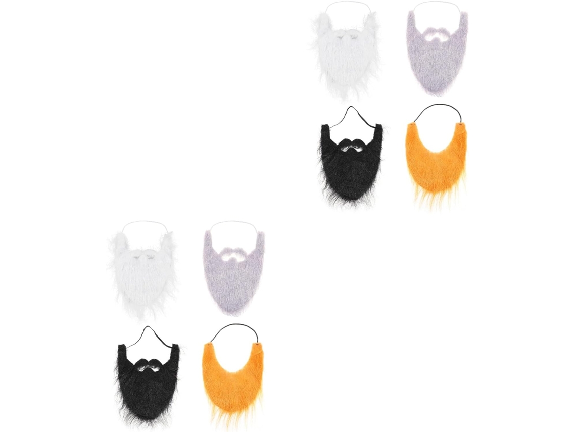 Barba falsa para fantasia de Halloween, fantasia de baile de máscaras, barba de fantasia, bigodes falsos