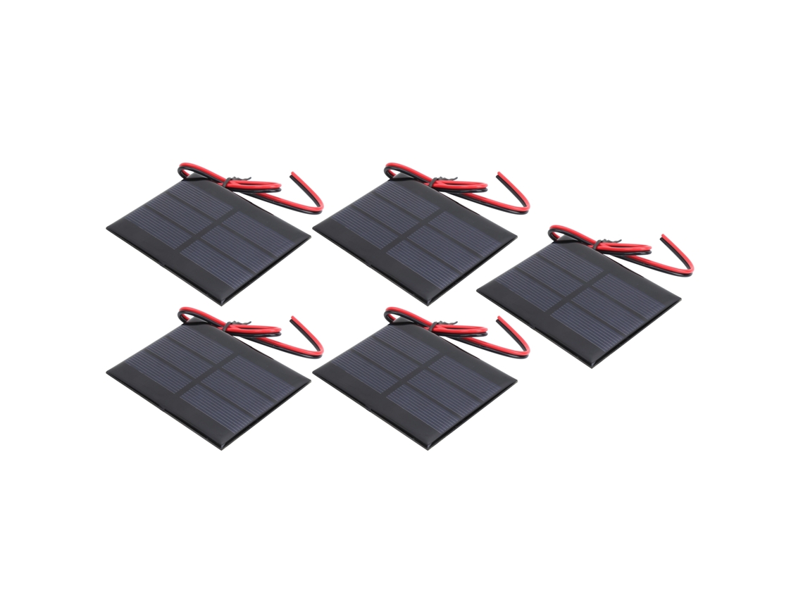 5 Painéis Solar Mini 0.65w 1.5v MARCA