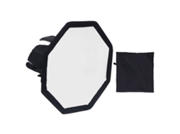 Softbox Octogonal De Nylon De 20 Cm Plegable Para Flash Con Bolsa De Almacenamiento Para Fotografía