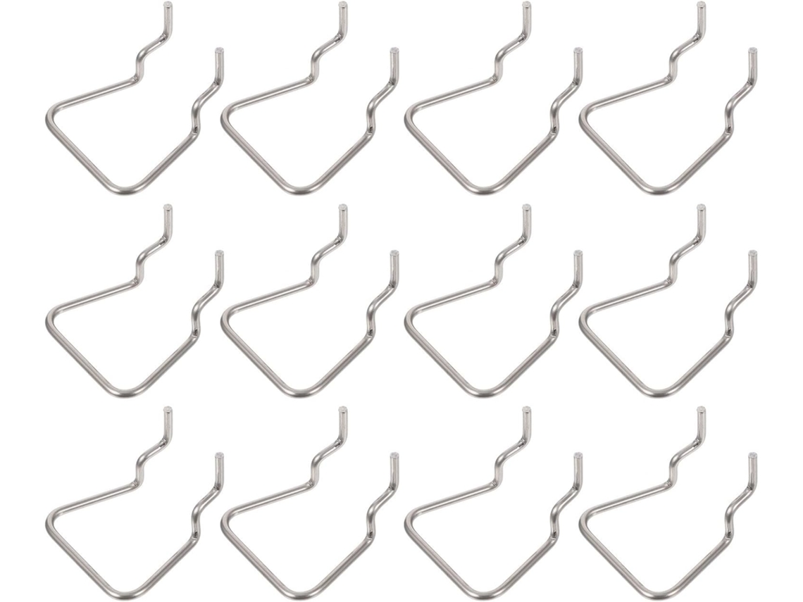 Conjunto De 12 Peças Em Aço Inoxidável Prateado Com Painel Perfurado Único Para Moedas, Antiderrapante.