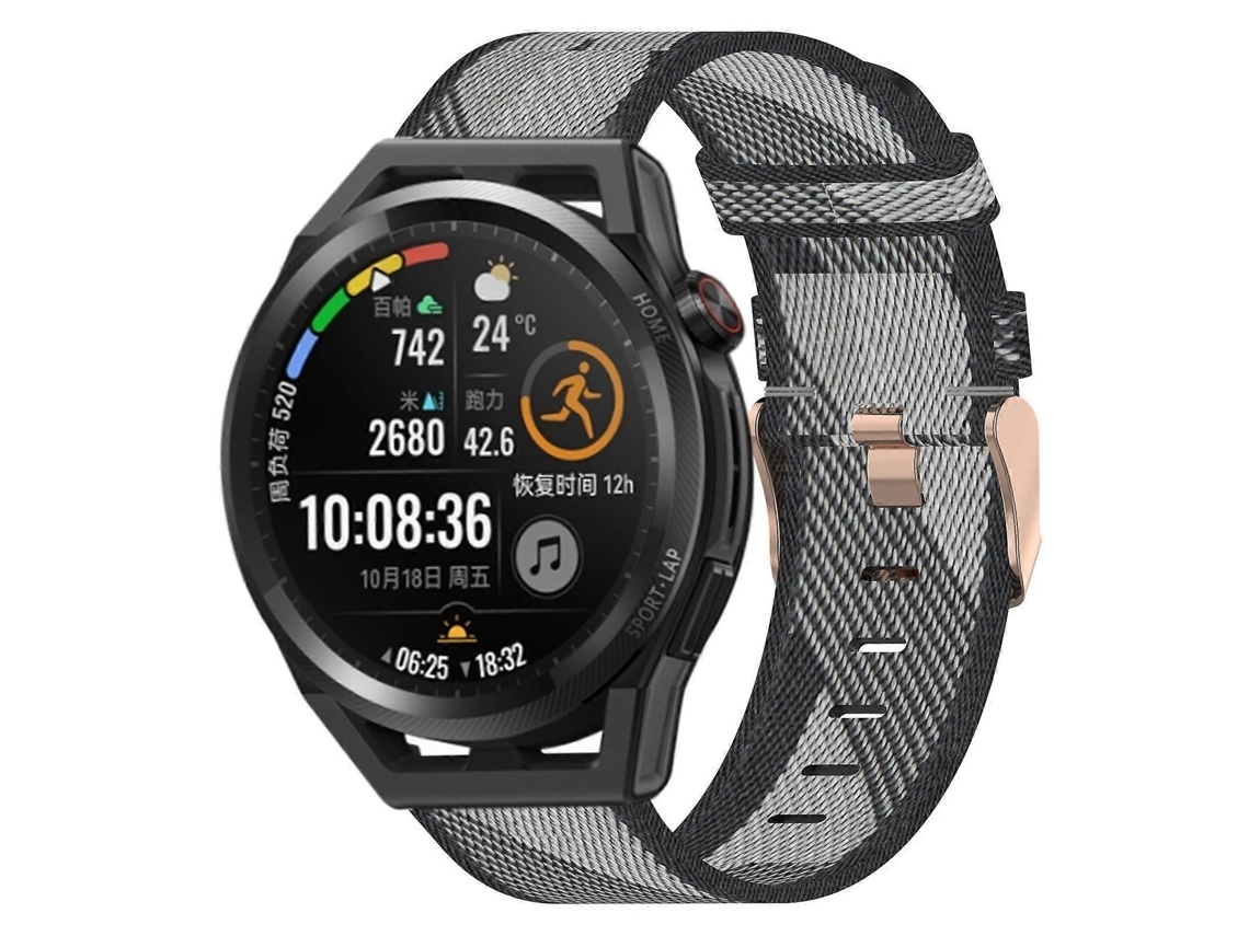 Pulseira De Nylon Trançado De 22 Mm Para Huawei Watch Gt Runner