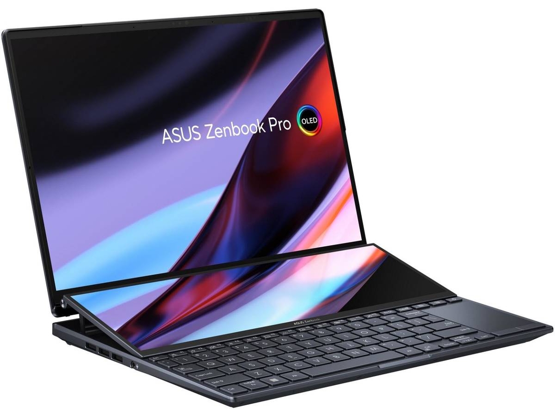 Portátil ASUS Zenbook Pro UX8402ZE-92DOT5PB1 (14.5'' - Intel Core i9-12900H - RAM: 32 GB - 1 TB SSD - NVIDIA GeForce RTX 3050 Ti)