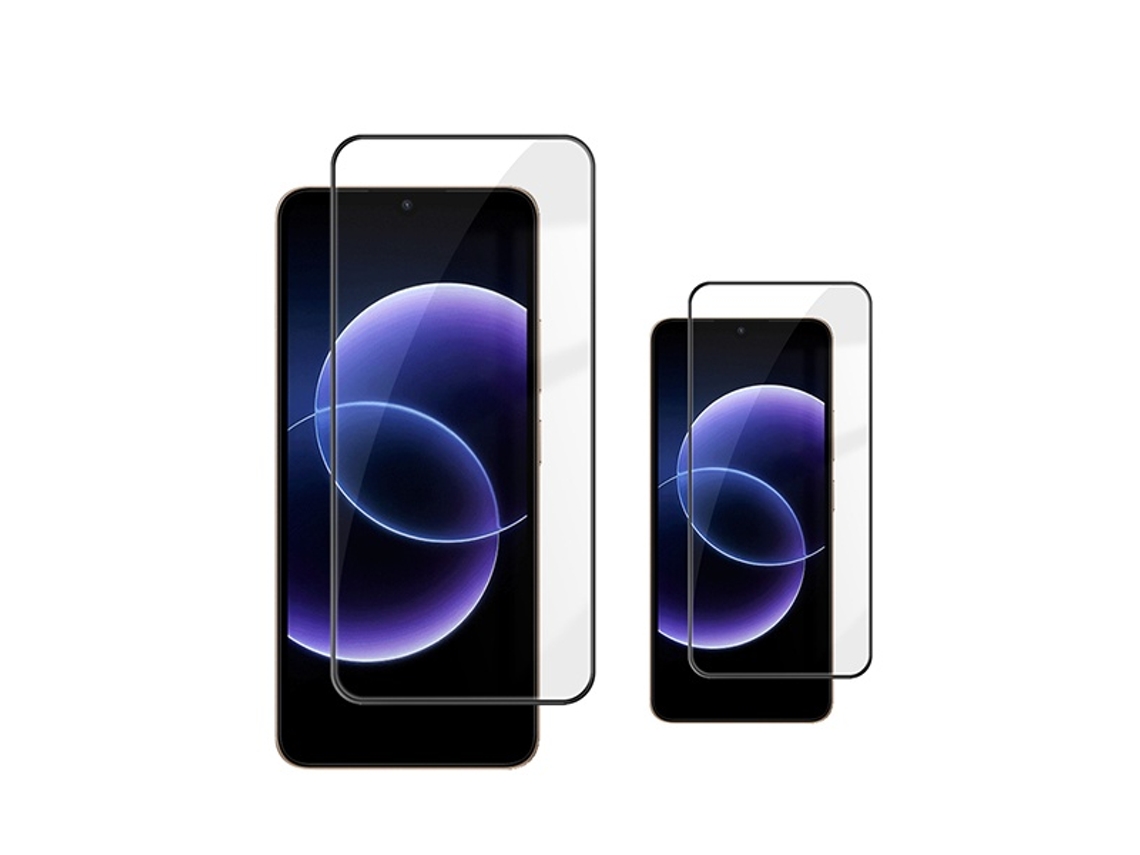 Kit 2 Vidros Premium Full Cover Phonecare Para Xiaomi Redmi 17c
