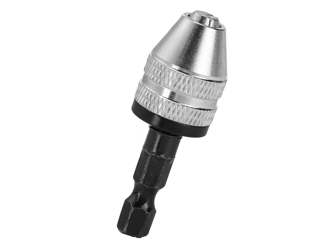 Adaptador De Mandril Para Parafusadeira Elétrica Com Cabo Hexagonal De 6,5mm E Mudança Rápida H01334