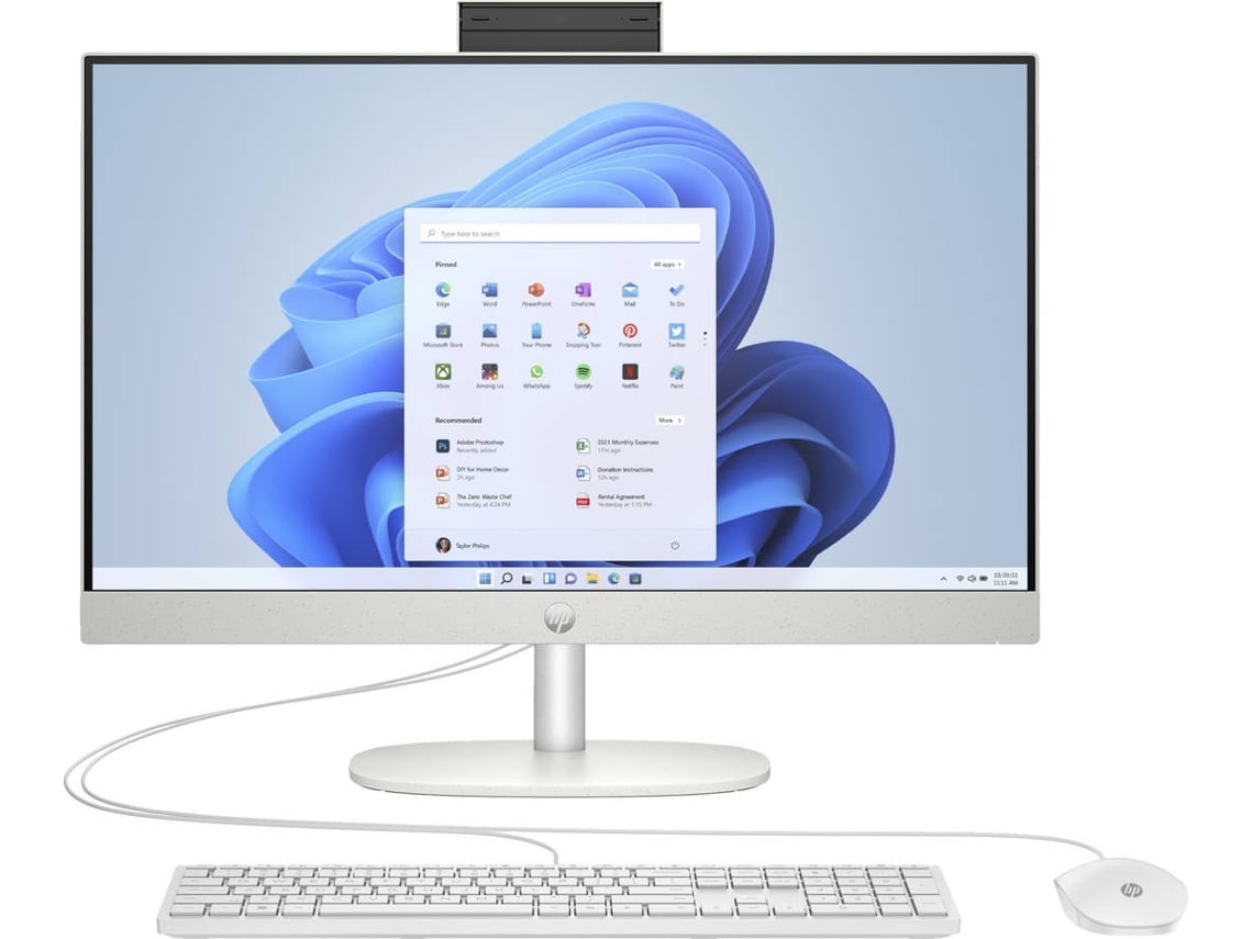 All in One HP 24-CR1000NP (Outlet Grade A - Intel Core Ultra 7 155U - Intel Iris Xe Graphics - RAM: 16 GB - 512 GB SSD PCIe - 23,8'')
