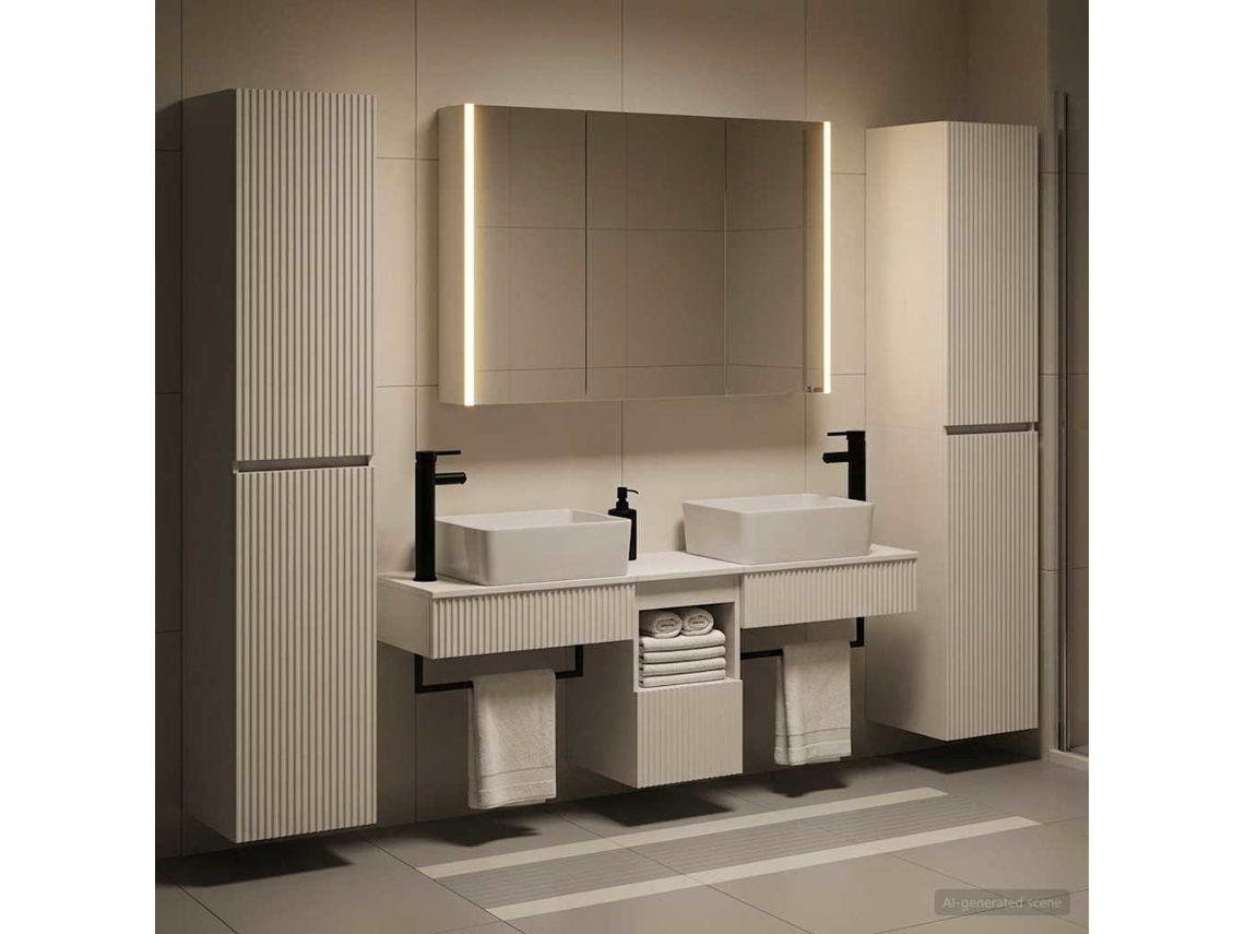 Vidaxl Conjunto De Móveis Para Banheiro 6 Pcs Branco