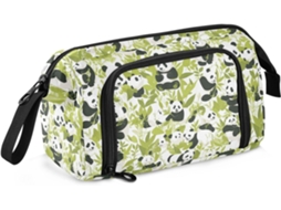 Estojo Infantil Leve e Espaçoso com Estampa de Panda. Metal 24 X 9,5 15 Cm Resistente