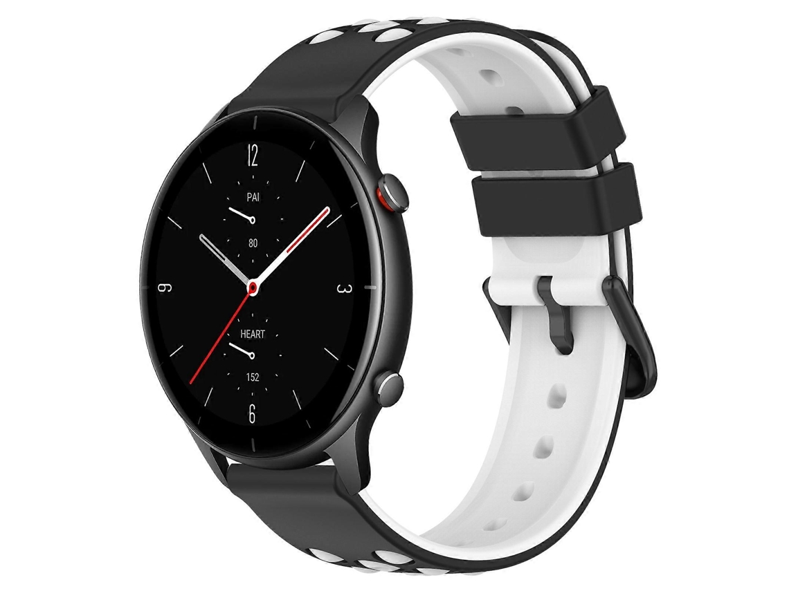 Pulseira De Silicone Poroso Bicolor De 22 Mm Para Amazfit Gtr 2e
