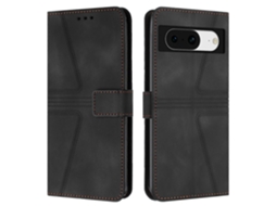 Capa De Celular Triangular De Couro De Cor Sólida