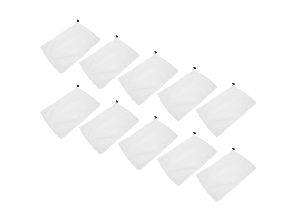 10 Bolsas De Filtro Para Skimmer De Piscina Malha De Limpeza Acessório Substituto