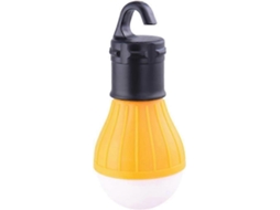 Lanterna Portátil De Acampamento Com 3 Leds Para Pendurar Em Barracas Ao Ar Livre Para Camping E Pesca Olysi Shop (laranja)