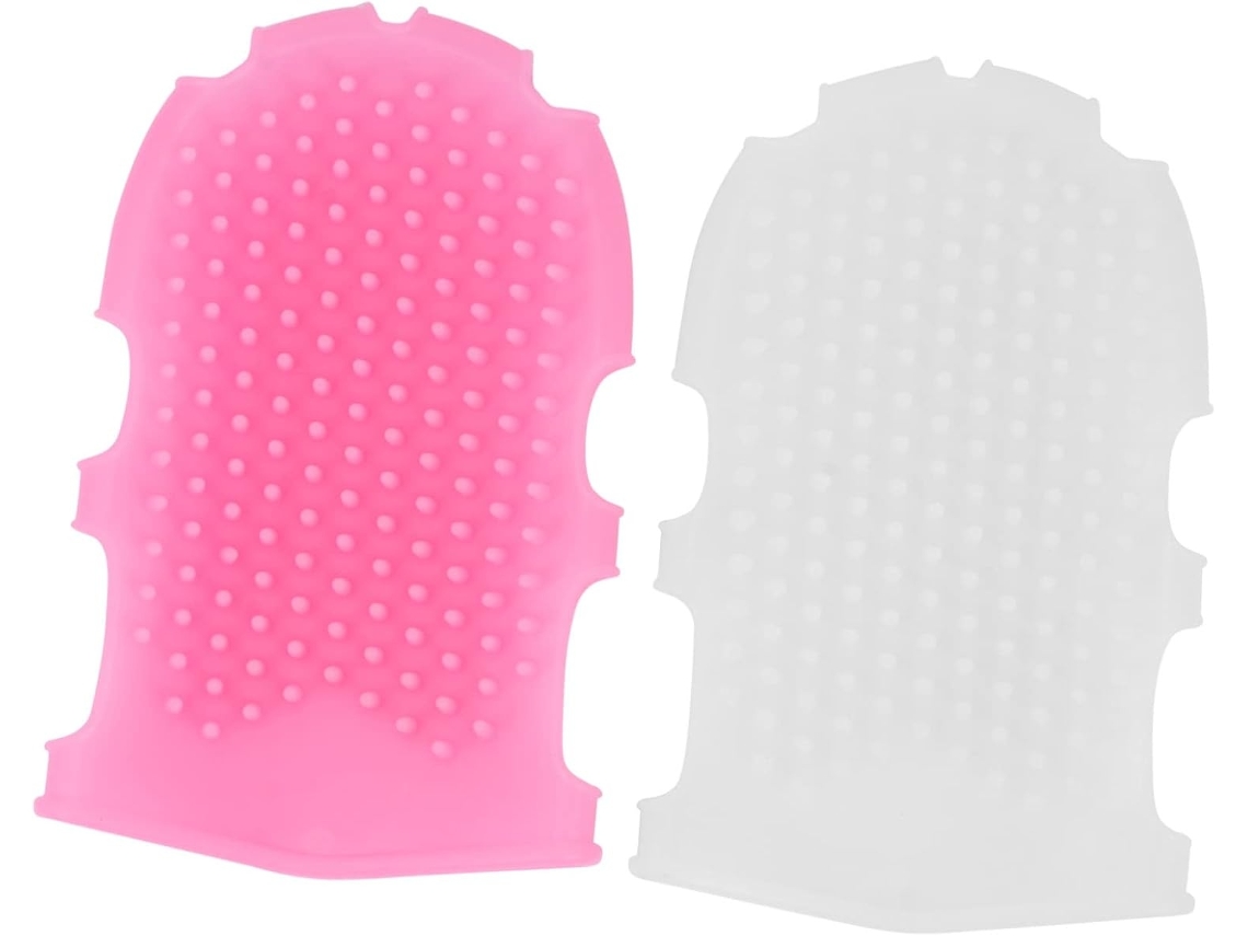 Lurelia Conjunto De 2 Escovas De Silicone Para Duche, Silicone Macio, Pega Ergonómica E Massagem Suave, Banho Relaxante