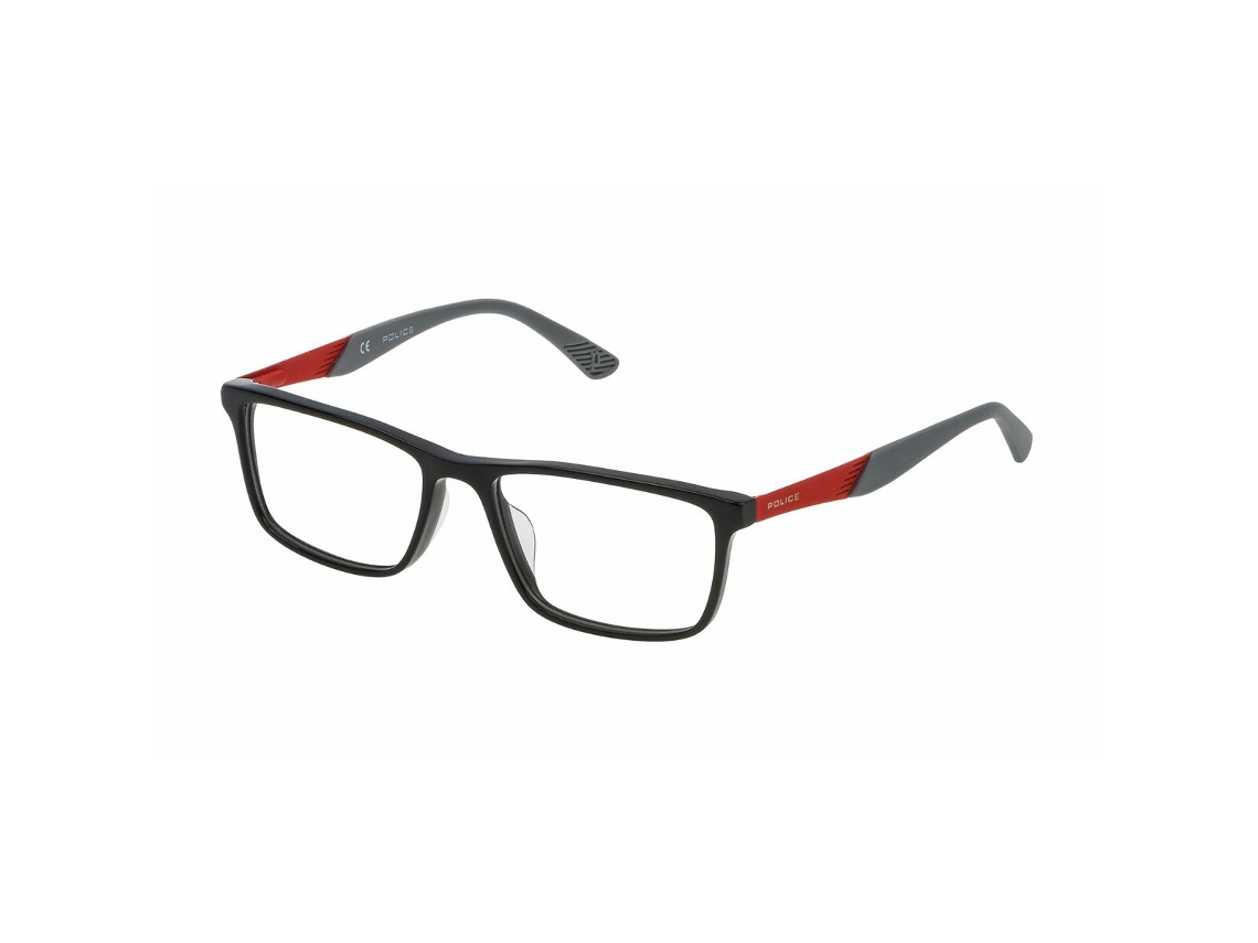 Armação de óculos de grau unissex Police VPL194-4908G1 (vermelha - metal - 130 mm - Ø 49 mm)