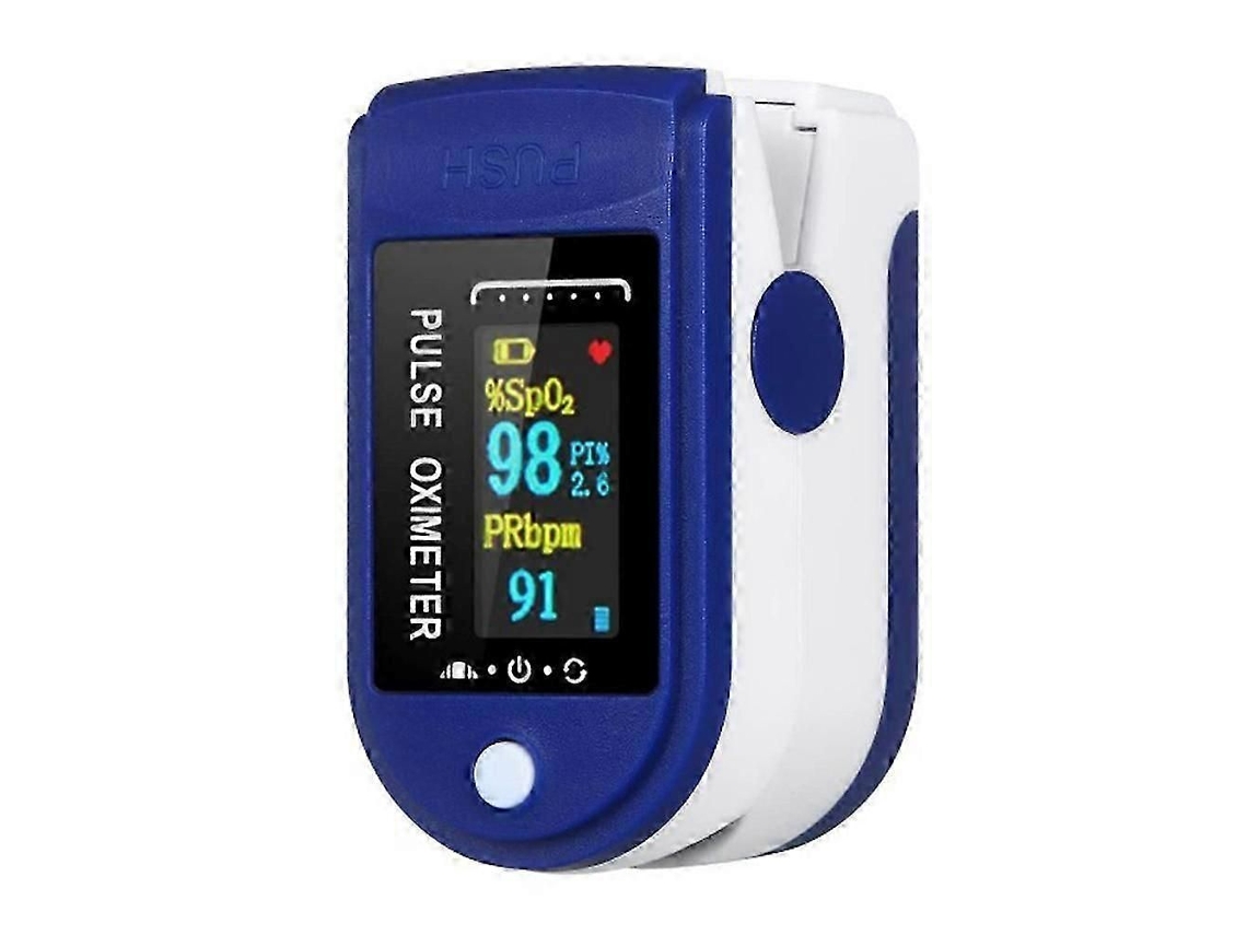Oxímetro De Pulso De Dedo Com Visor Oled Para Monitoramento Da Saturação De Oxigênio No Sangue E Frequência Cardíaca, Com Desligamento Automático