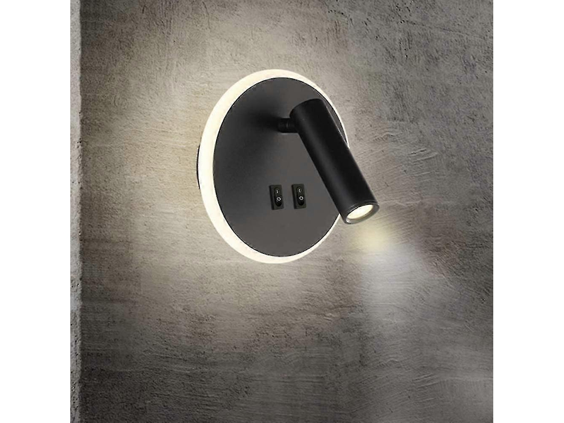 Luminária de parede noturna para corredor com interruptor BRILVIBERA