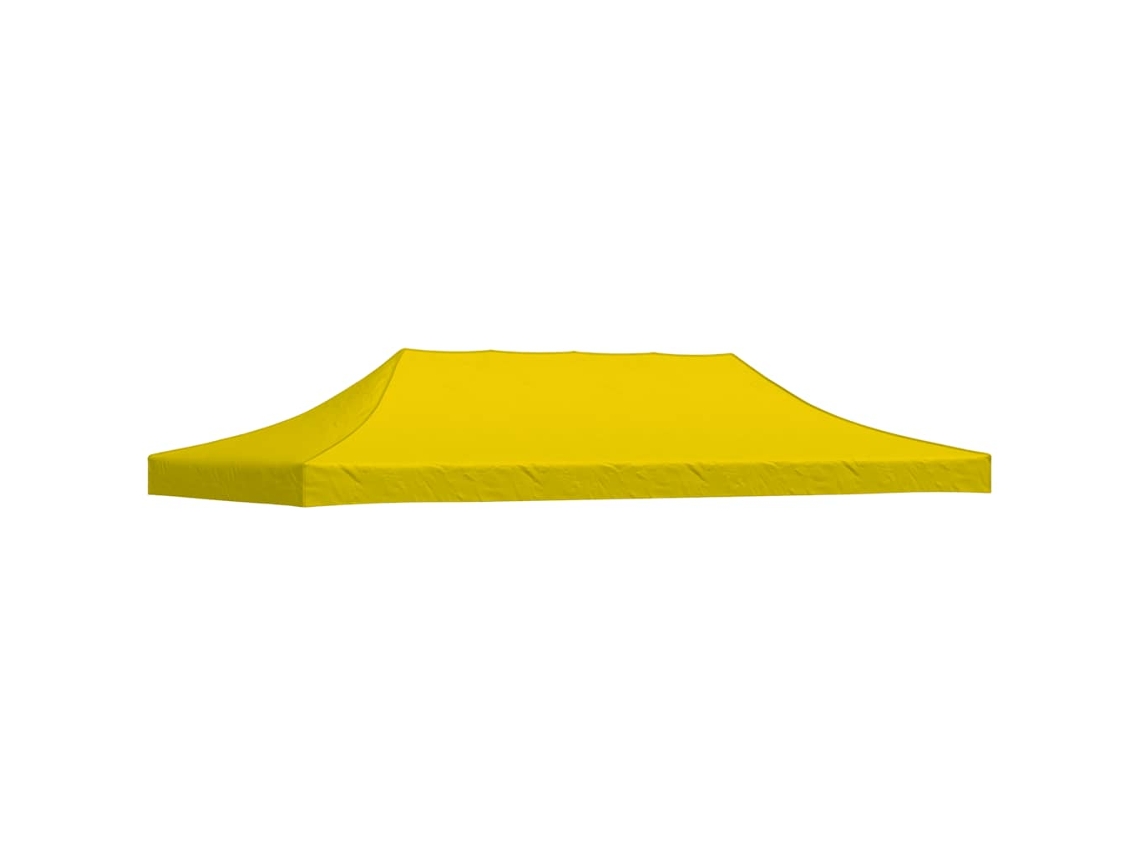 Vidaxl Teto Para Tenda De Festas 6x3 M 270 G/m² Amarelo